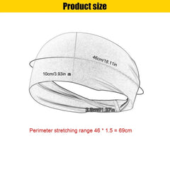 Sport Headband Fitness Sweat Bandage Head Hair Band Tennis Yoga Absorb Sweat Head Band Basketball Running Sweatband Women Men