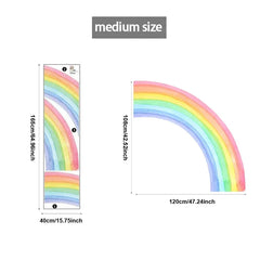 Large Rainbow Wall Stickers Home Decor living Room Bedroom Children's Room Decoration Self-adhesive PVC Graffiti Stickers