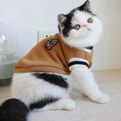 Cat Dog Sweater Pullover Winter Pet Clothes for Small Dogs Cat Vest Puppy Jacket Pet Cat Clothing Kitty Costume Pet Shop Pet Clothing