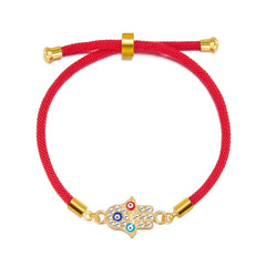 Turkish Evil Eye Bracelets For Women Men Handmade Braided Black Red Rope Lucky Bracelet Fashion Couple Friendship Jewelry Gifts