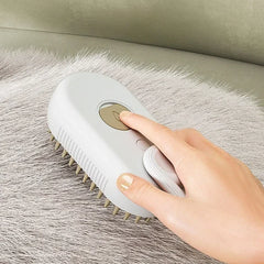 3-in-1 Steam Pet Brush – Spray Massage Grooming Comb Pet Shop