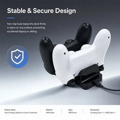for PS4 Controller Charger USB Charging Dock Station for Sony Playstation 4 PS4 Controller Stand Double Handle Wireless Chargers