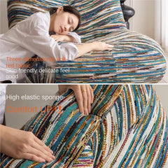 XD Caterpillar Corner Sofa Togo Balcony Casual Single Chair Living Room Internet Famous Wrought Iron Retro Rocking Chair Lazy Sofa Living Room Furniture