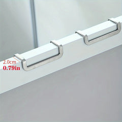 Stainless steel bedside cabinet door hook dormitory double hook bathroom kitchen hanger
