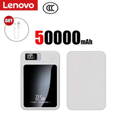 Lenovo 2026 200000mAh Magnetic Wireless Power Bank Portable Fast Charger For Magsafe Auxiliary Battery For iphone Huawei Samsung