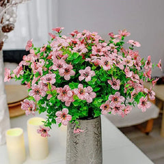 Artificial Flower Plant Eucalyptus Violet Wedding Christmas Decor Home vase Outdoor garden courtyard Bonsai Festival party Diy