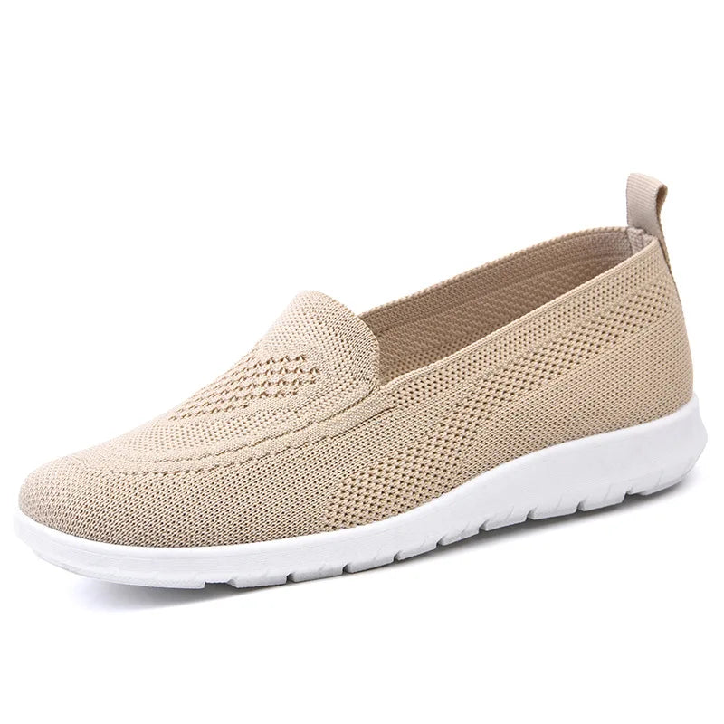Women’s Breathable Knitted Flat Shoes – Spring Summer 2026