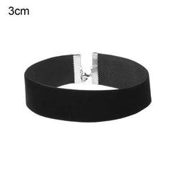 Fashion Sexy Punk Gothic Black Velvet Choker Necklaces Simple Vintage Clavicle Neck Chain Girls Party Jewelry Accessories