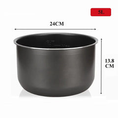 Electric Pressure Cooker Liner 1.6/3L/4L/5L/6L Non-stick Rice Pot Gall Black Crystal Inner Accessories Cooker Parts suit Midea Kitchen Tools, Cooking Utensils