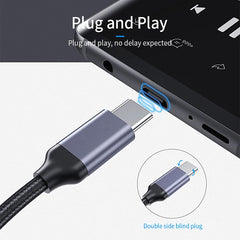 NNBILI 2in1 1in1 USB Type C to 3.5mm Headphone Audio Aux jack Adapter PD 60W Fast Charging Cable for iPhone 15 Samsung Xiaomi