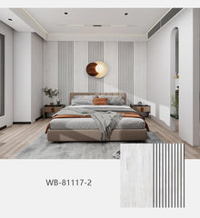 Modern 3D Wood Pattern Wall Panels, Eco-Friendly Self-Stick Decorative Board for House Upgrading， wall stickers