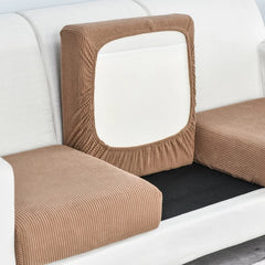 2/3pcs Couch Covers Stretch Cushion Covers Sofa Seat Cushion Slipcover Cushion Protector For Bedroom Office Living Room Home Dec