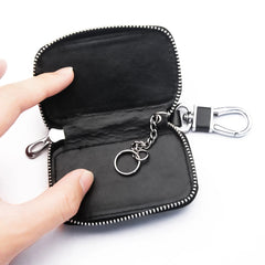 PU Leather Car Key Case for Ford Focus & Fiesta Models