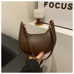 Luxury Moon-Shaped Shoulder Bag for Women – Elegant Handbag