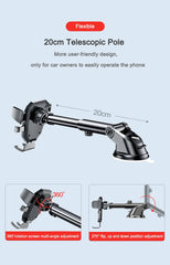 2026 NEW Universal Sucker Car Phone Holder 360° Windshield Car Dashboard Mobile Cell Support Bracket for 4.0-7 Inch Smartphones