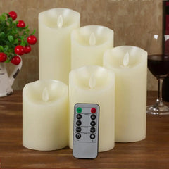 LED Candle Remote Control 10-Key Battery Operated Remote Control With Timer For Realistic Flameless LED Candles Events Tealight