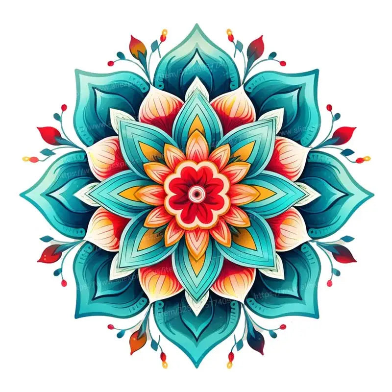 Mandala Wall Sticker Art Mural Bathroom Toilet Decor Living Room Cabinet Refrigerator Home Decoration Decals S389