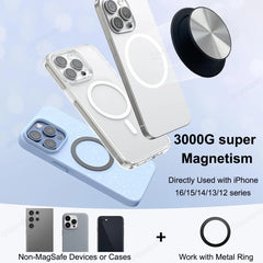 Grippopso Magnetic Folding Cell Phone Grip For Samsung Holder Socket Pocket For IPhone 52 Magnet Safe Ring Finger Expanding Stan