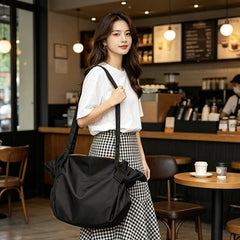 Large Capacity Foldable Travel Organizer Bag - Durable, Lightweight & Waterproof Tote/Duffel, Includes Picnic Mat