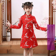 Kids Clothes Children's Clothing Chinese Traditional Dress Cosplay Costumes Girls Hanfu Ethnic Style Princess Party Dresses