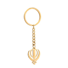 Stainless Steel Sikhism Necklace Pendant Sikh Khanda Jewelry Keychain India Pakistan Malaysia Punjab Religious