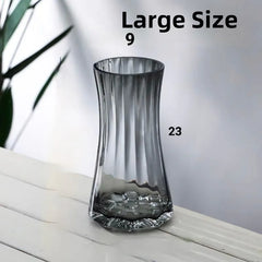 Creative Simple Original Color Glass Flower Vase Transparent Water Fre Flowers Lilies Nordic ular Living Room Home Decor