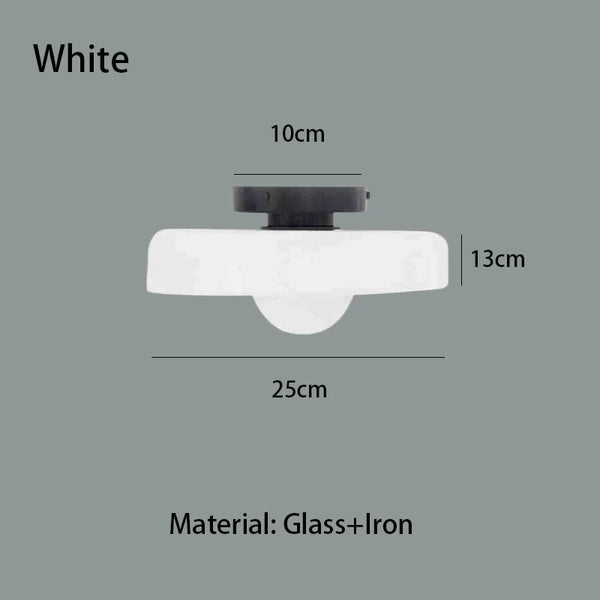 ModernVintage Glass Ceiling Light Hallway Hallway Balcony Kitchen Hallway Light Bedroom Ceiling Light Multi-Colored Glass