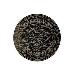 Muy Bien 1PC Wooden Pendulum Board for Divination Meditation Metaphysical Altar Coaster Crystal Base Mat Signs for Home Decor
