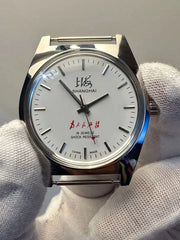 Vintage-Inspired Shanghai 7120 Watch 36mm - Mechanical Men's Wristwatch for Collectors & Watch Enthusiasts