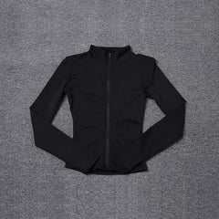 Women Sport Jacket Long Sleeve Shirt Workout Coat