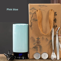 Car Electronic Incense Burner – Portable Ceramic Aroma Diffuser