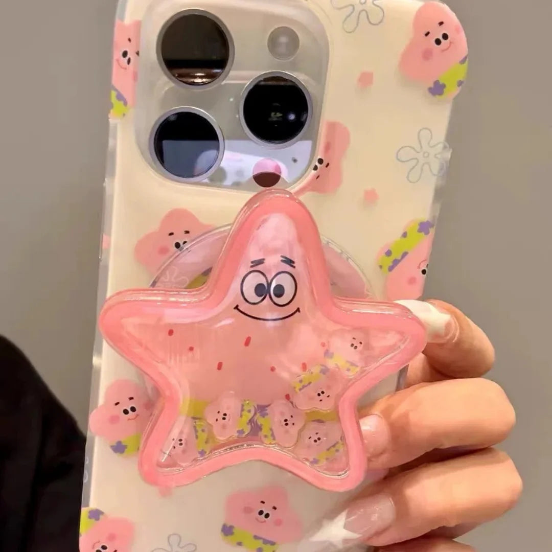Ins New Pink Starfish Magnetic Phone Holder For Magsafe iPhone 17 16 15 14 13 Pro Max