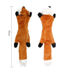 Funny Simulated Animal No Stuffing Dog Toy with Squeakers Durable Stuffingless Plush Squeaky Dog Chew Toy Crinkle Pet Squeak Toy Pet Shop