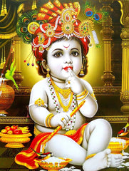 Religion Elephant God India Hinduism Ganesha Painting Canvas Durga Golden Zari Art Poster Prints Living Room Home Decor Pictures