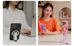 Ulanzi MA60 Foldable Magnetic Phone Tripod 0.8cm Ultra-Slim Dual-Sided Magnet Phone Tripod for Desktop Stand Livestreaming Vlog