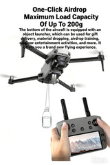 GPS Drone 4K Professional HD Camera Fishing Air Drop 5G 50 Zoom Long Fly Time Brushless Fishing Dron Gift 3000M