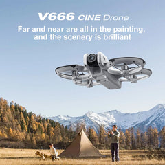 Lenovo V666 Mini Drone 4K Professional Aerial 8k Dual Camera Intelligent obstacle avoidance  Brushless Quadcopter Kid RC Toys