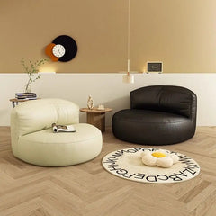 Lazy Sofas Living Room  Single Corner Sofa Modern Design Sofa for 1 Person Can Lie Down Beanbag Tatami Thickened Leather Home Living Room Furniture