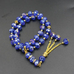 10mm 33PCS Glass Tasbih Islamic Prayer Beads Bracelet for Women