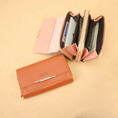 Women’s Mid-Size Convertible Wallet Bag – Shoulder Clutch with Coin Purse, Multi-Functional