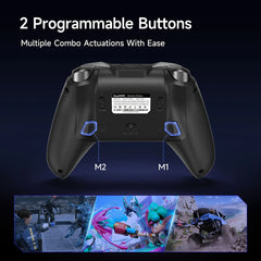 EasySMX TMR Stick Controller D10 Wireless Gamepad Compatible with PC/Switch/Steam/Phone/TV, Charging Dock, Micro Triggers