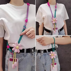 Cartoon Phone Lanyard – Crossbody Decorative Strap For Phones