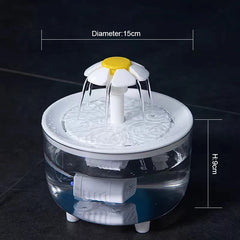 Pets Water Fountain Auto Filter USB Electric Mute Cat Drinker Bowl 1200mL Recirculate Filtring Drinker for Cats Water Dispenser Pet Shop, Pet Accessories