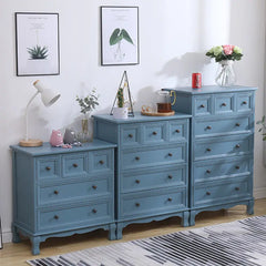 Solid Wood Chest of Drawers Storage Cabinet