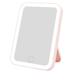 3 Colors LED Vanity Mirror with Touch Screen USB Rechargeable Dimming Makeup Mirror 3 Brightness Portable