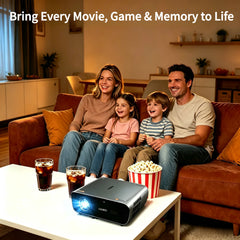 4000 ANSI 4K UHD Video Projector Android 14 Google TV Daytime Native 1080P Wifi Auto Focus Tof Home Theater Beamer For Movie