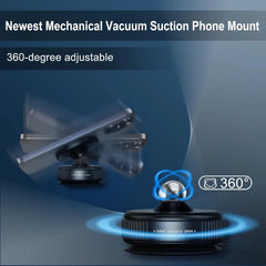 360° Adjustable Vacuum Magnetic Phone Holder for Magsafe, Magnetic Suction Cup Phone Mount, Phone Holders for Car Dashboard