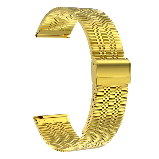 18mm 22mm 20mm Watch Band For Samsung Galaxy Watch 7/6/5/4/3 S3 Active2 Huawei Watch GT 7 Pro GT6 GT5 GT4 3 Stainless Steel Band