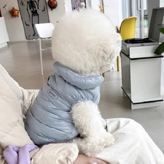 Fashion Solid Dog Clothes Soft Warm Dog Jacket Winter Puppy Vest Coat Waterproof Cat Down Jacket Pet Costumes Pet Shop Pet Clothing