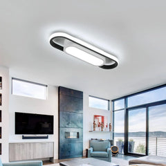 LED Ceiling Light Rectangular 24W,LED Ceiling Lamp White Light 6000K, Acrylic Ceiling Light for Bedroom,Hallway Balcony